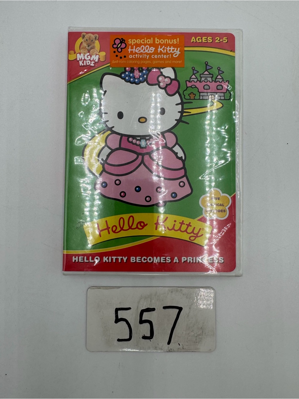 NWT Vintage 2003 Hello Kitty Becomes a Princess DVD MGM Kids Sanrio